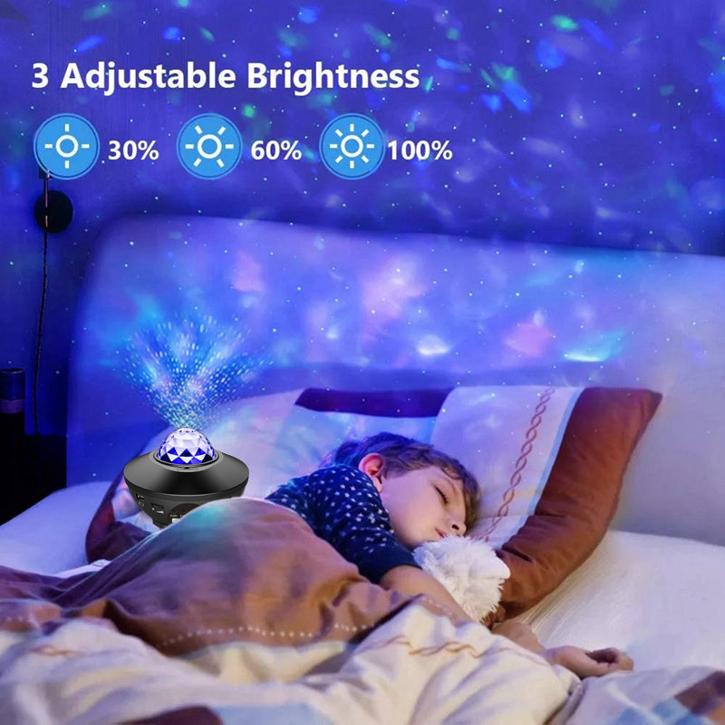 Creative Starry Sky Projecter with Bluetooth Speaker - Techs Inc