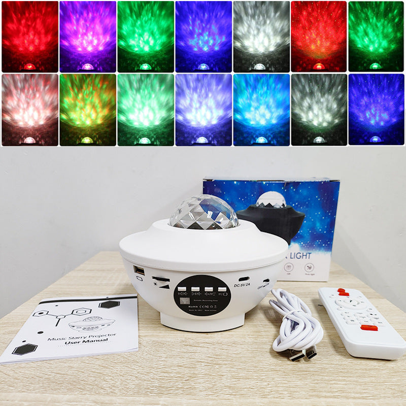 Creative Starry Sky Projecter with Bluetooth Speaker - Techs Inc